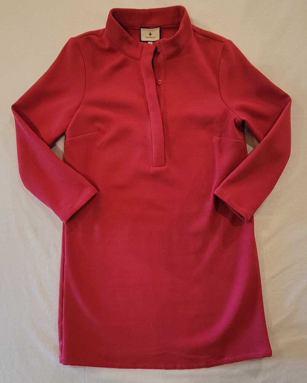 Tuckernuck Fuchsia Pink Avery Stretch Crepe Mini Dress Small